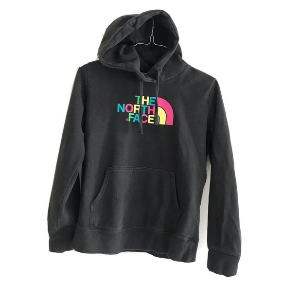 The North Face | Womens Size M Black Hoodie Sweatshirt Long Sleeves Sweater - Picture 2 of 8